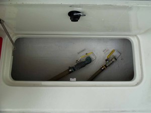 33' CIGARETTE NO NAME 4 Forward Deck Locker Starboard