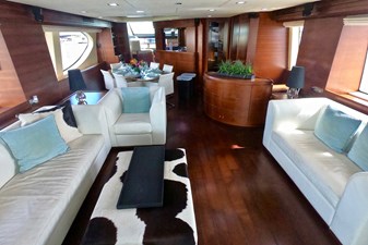 Sempre Grati 2 2009 85 Azimut Flybridge - Salon (1)