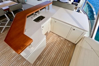 Sempre Grati 47 2009 85 Azimut Flybridge - Upper Galley