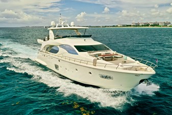 Sempre Grati 69 2009 85 Azimut Flybridge - Running Shot (4)