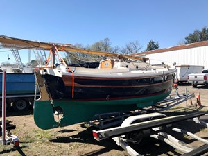 Tapa's Knot Working 61 keel, tiller and prop