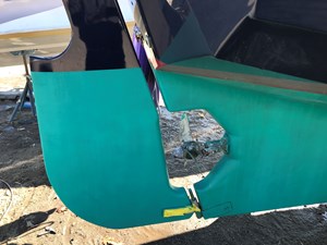 Tapa's Knot Working 9 New tiller and bottom-paint 2019