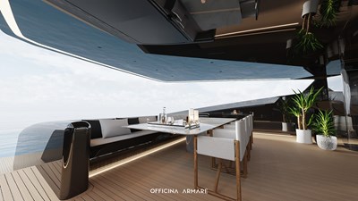 BADGAL 3 Main Deck Alfresco Dining
