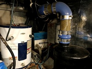 Knotned 40 Hot water heater and new exhaust