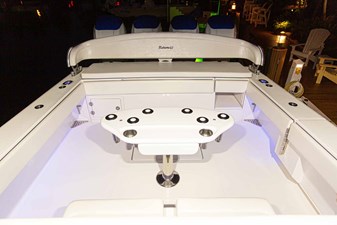 REEL SKETCHY 72 Aft Cockpit at Night