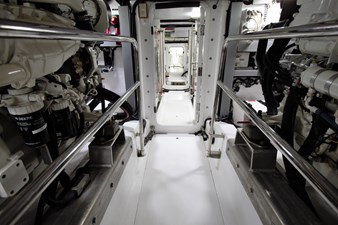 OLYMPIA 39 Machinery & Systems Deck Companionway Looking Fwd