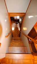 Grand Banks 48ft Classic Motor Yacht 45 Stairway to Master Stateroom