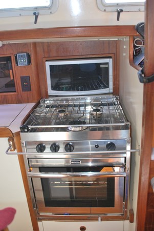 Microwave and Stove
