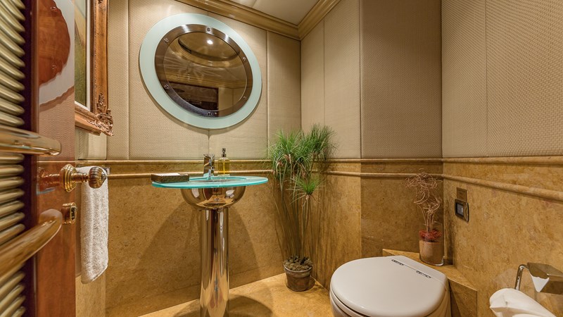 Main Deck Powder Room and toilet