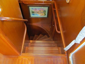 Azure 31 Pilothouse to Staterooms Steps