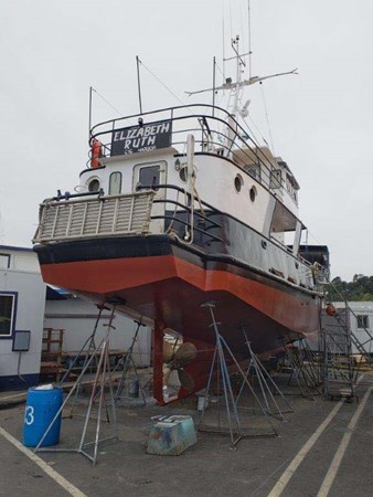 Starboard Stern Hull - Haul Out