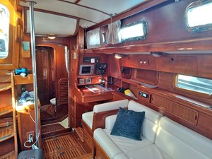 Salon, Port, Aft to Nav and Owner's Stateroom