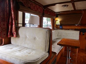 Moonglow 24 23. 43' Albin Helm View Aft