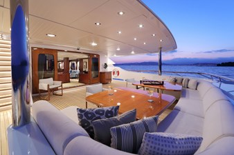 AWATEA 28 Main Deck Aft Looking To Starboard