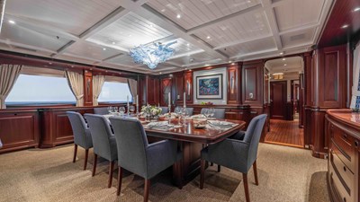 Dining Salon Looking Forward To Port 