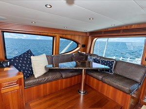 Eva VII 51 Flybridge Seating Area