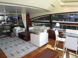 GRACE 4 Salon Looking Aft to Port
