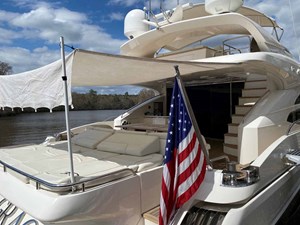 GRACE 58 Aft Sun Shade