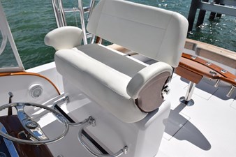 FARR GONE 9 Custom bench Seat with tackle storage behind