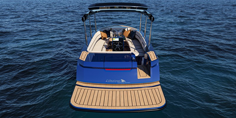 AS 18 - HALF AREAL STERN VIEW