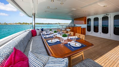 CARTE BLANCHE 19 CARTE BLANCHE 161'/49.07 Christensen 2009/2023  - Main Aft Deck Dining