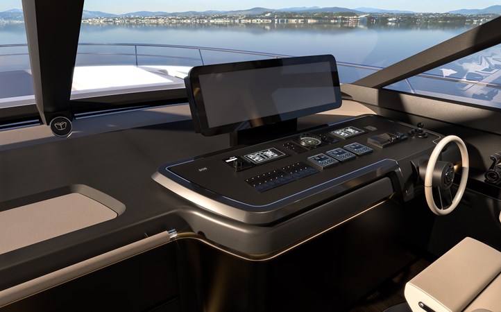 Majesty 72 Wheelhouse