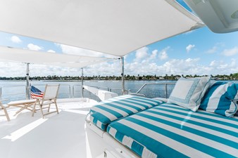 FULLY OCCUPIED 23 Flybridge Deck