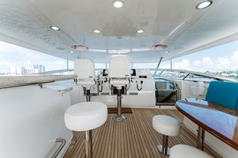FULLY OCCUPIED 25 Flybridge Deck