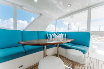 FULLY OCCUPIED 26 Upper Flybridge Deck Seating