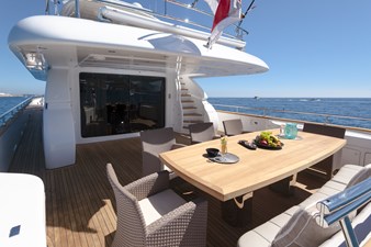 OLGA I 5 Aft Deck Dinning Area