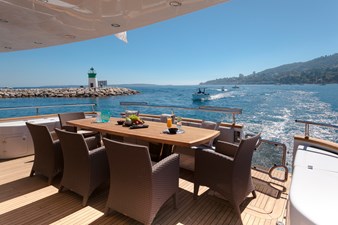 OLGA I 7 Aft Deck Dinning Area