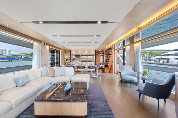 Salon w/White Sofa Looking Forward