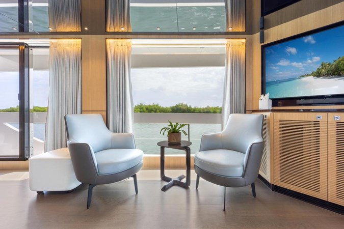 Salon Side Chairs and Side Table