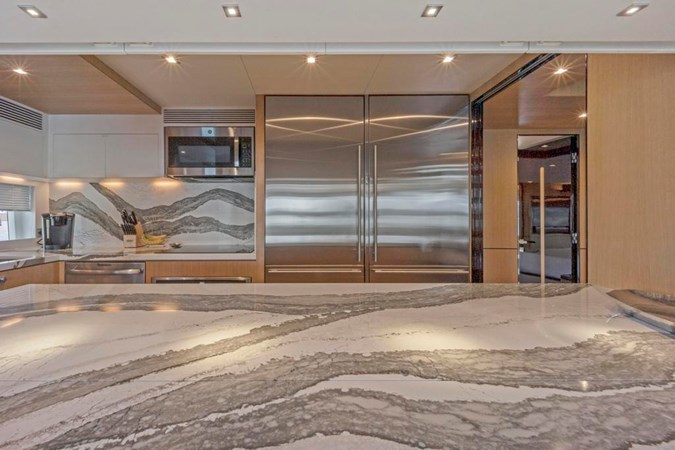 Galley Counter Top and Stainless Appliances