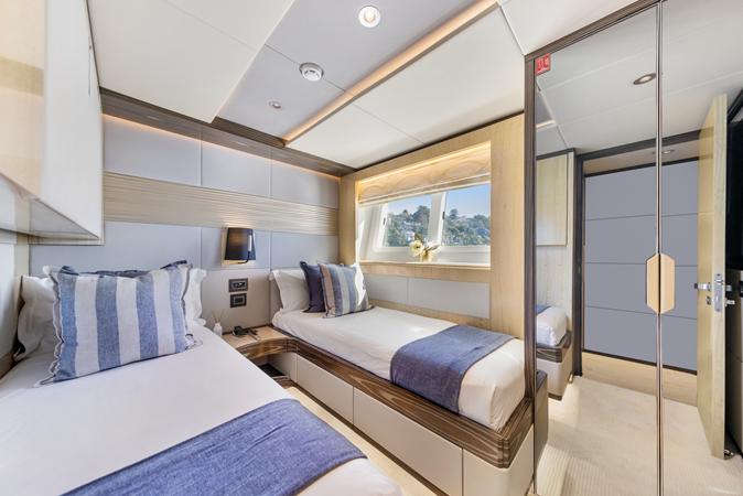 Lower Deck - Twin Cabin with Pullman