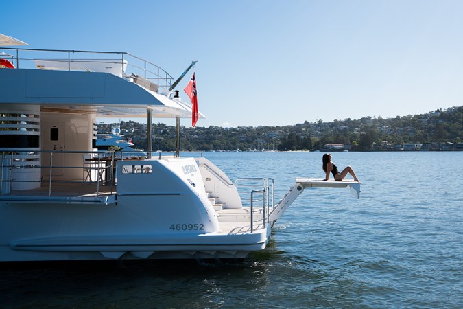 Hydraulic Swim Platform