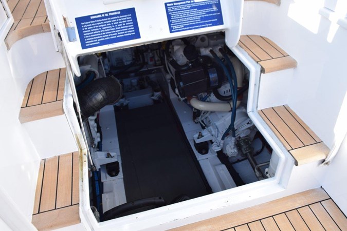 Engine Room Entry Beneath Steps  