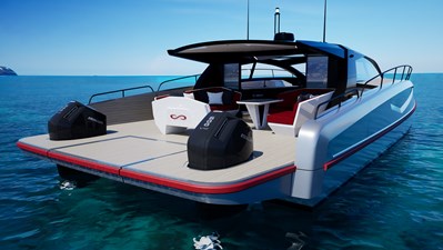 INFINITI 60 Powercat Coupe 1 Coupe Aft St Lucia