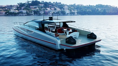 INFINITI 60 Powercat Coupe 2 Coupe Aft Villefranche