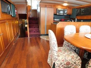 Monk-McQueen 74 Motoryacht - Looking Aft Interior