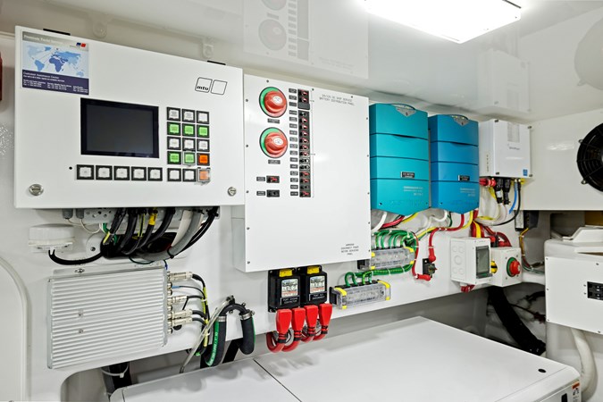 2023 Viking 80 Convertible - Zatara - Engine Room