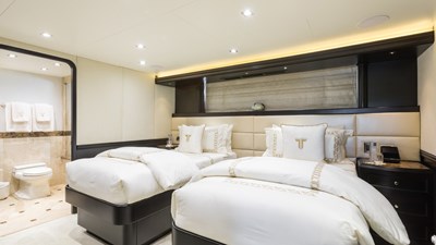 TANZANITE 11 TANZANITE 145' Westship 2004/2023 - Guest Stateroom 2 (convertible)