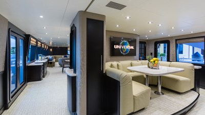 TANZANITE 18 TANZANITE 145' Westship 2004/2023 - Hallway into Country Kitchen