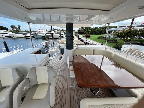 Flybridge looking aft