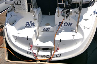 ALE ER RON 61 Dockside Transom
