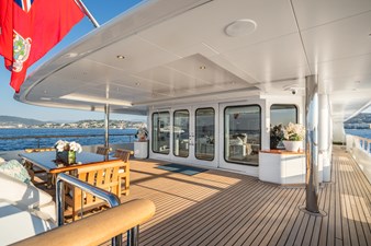 Main Deck Aft Looking Forward to Port 