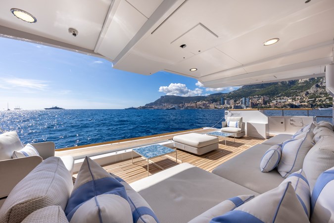 Main deck stbd side balcony