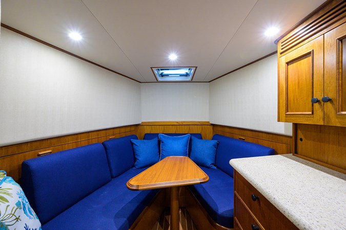 Forward cabin dinette  