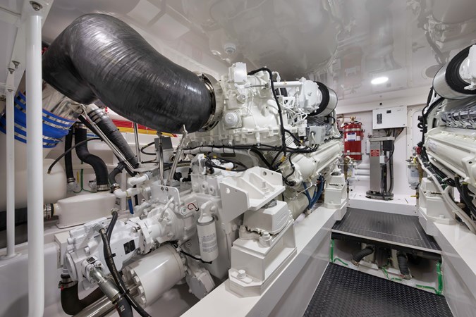 2024 Viking 68 Convertible- GYS TRADE- Engine Room