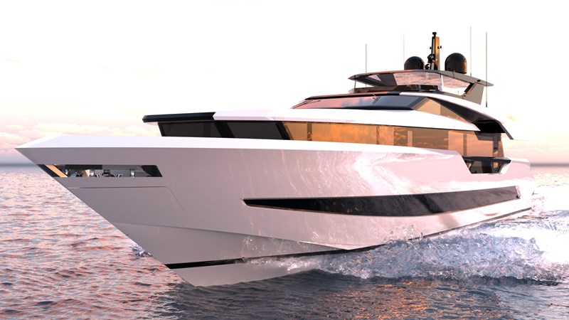 Tribale 120 Granturismo bow view